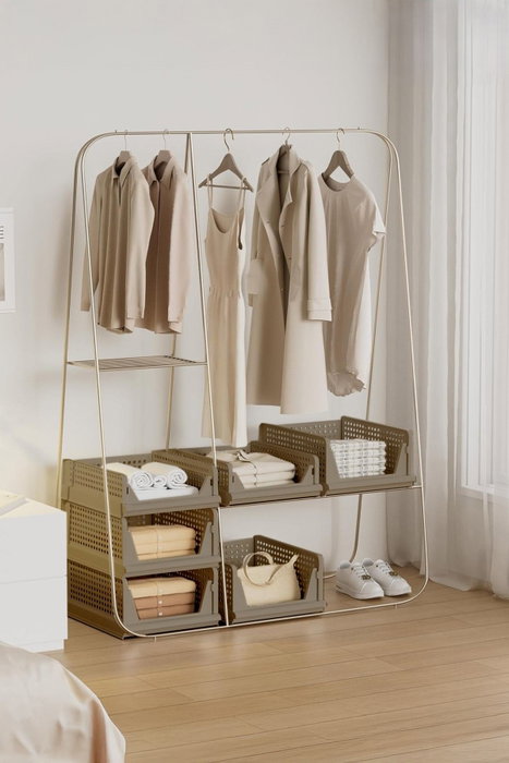 Hanah Home Estantería Multiusos Marrón Claro